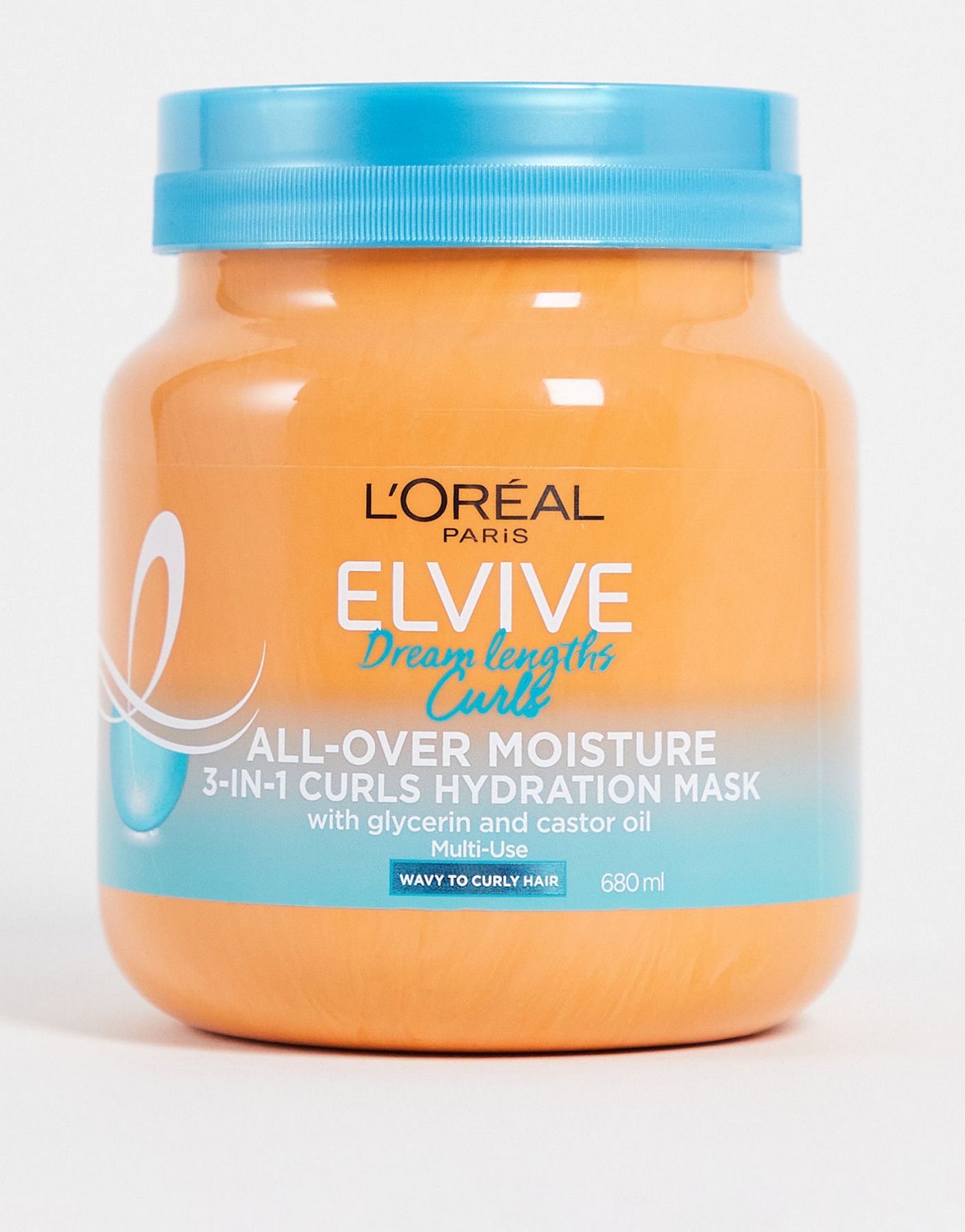 L'Oreal Elvive Dream Lengths 3-in-1 Curls Hydration Mask, for wavy to curly hair