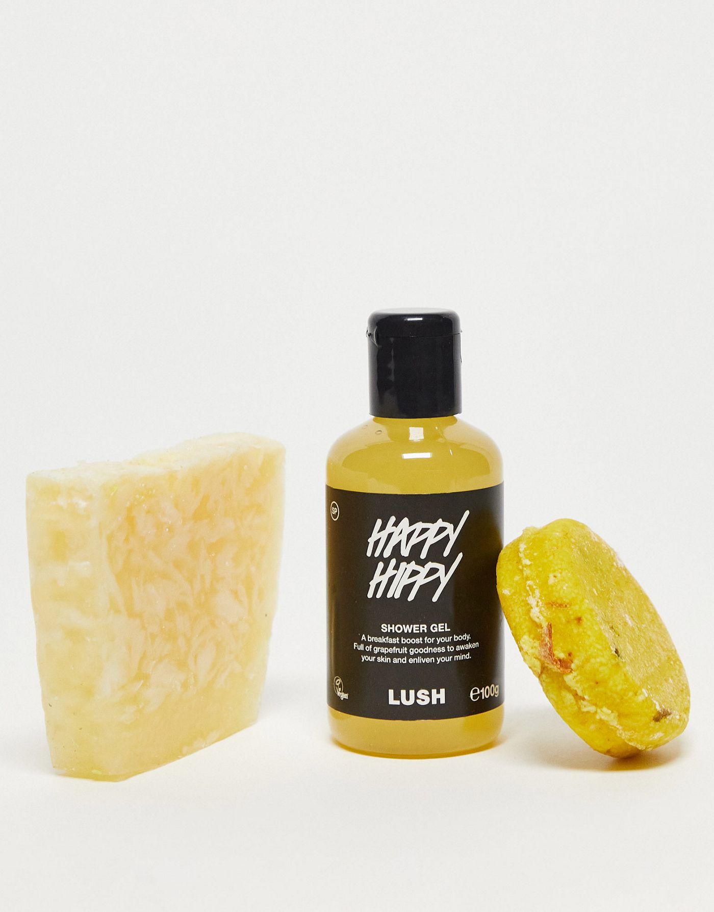 LUSH Feeling Zesty Shower Gel, Soap & Shampoo Bar Bodycare Set