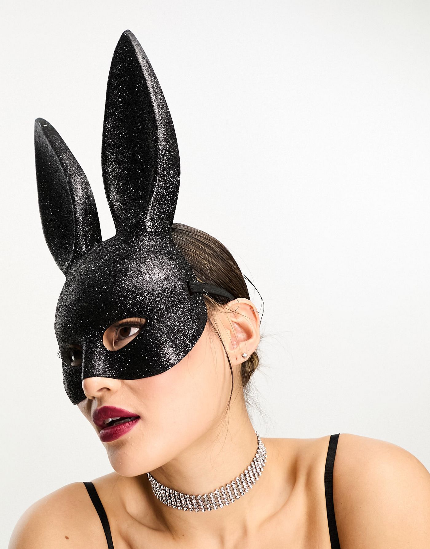 Ann Summers Halloween bunny mask in black