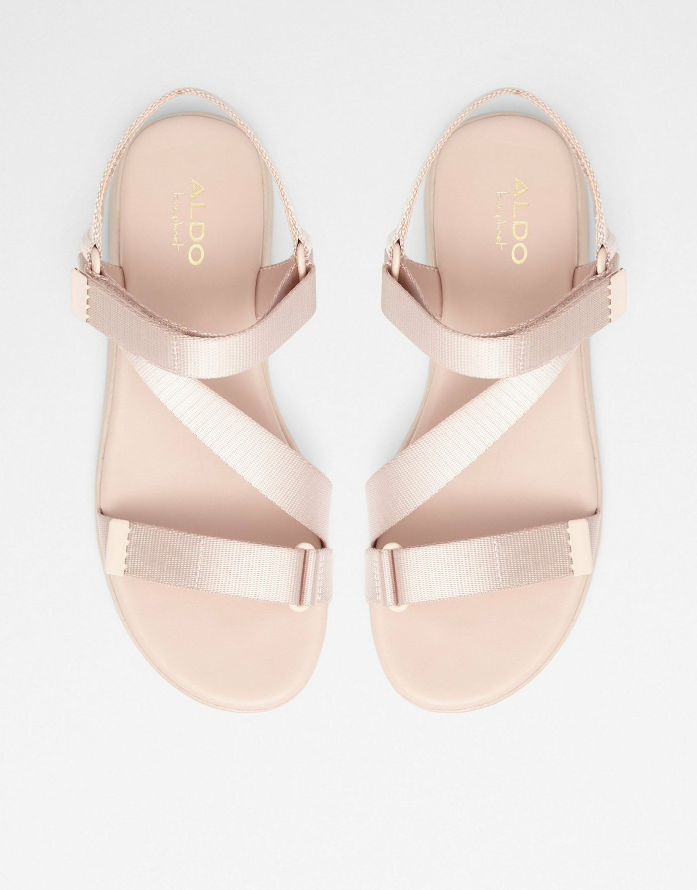 ALDO Eoweniel sporty sandals in light pink 