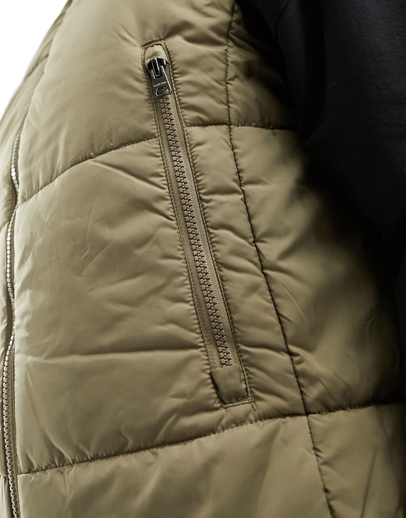 Only & Sons funnel neck gilet in stone
