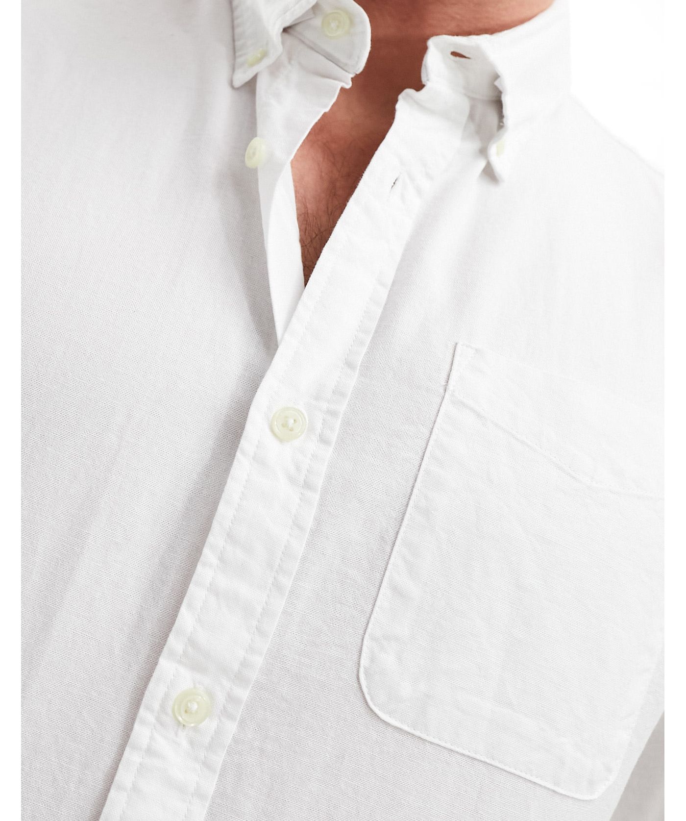 Jack & Jones oversized oxford shirt in white 