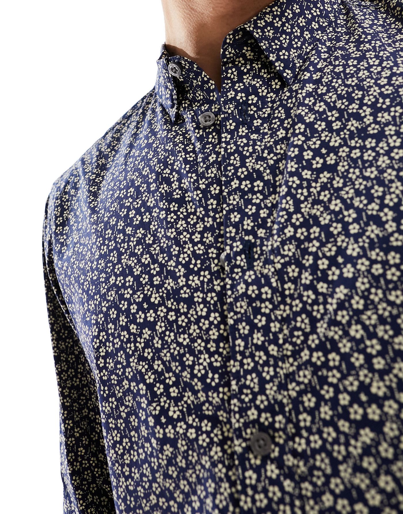 French Connection long sleeve floral shirt