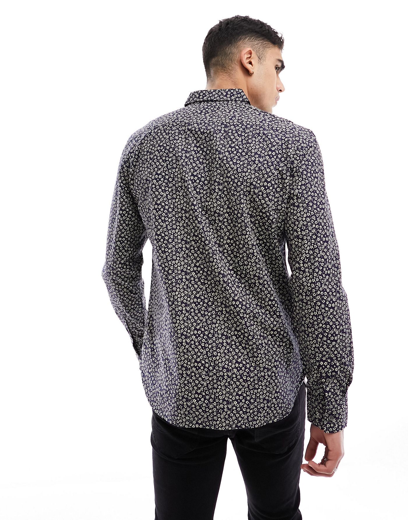 French Connection long sleeve floral shirt