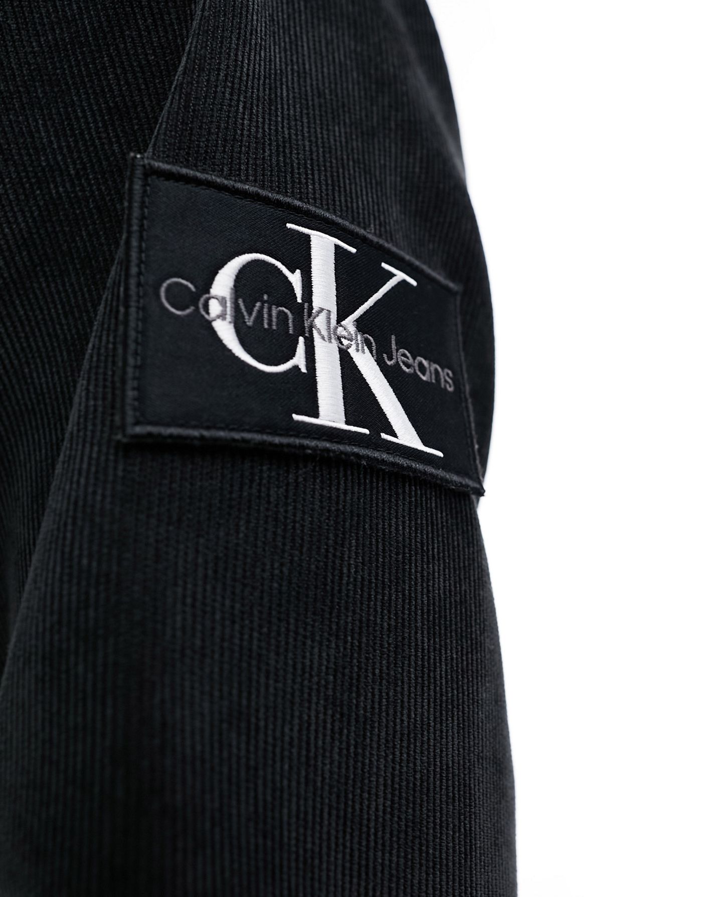 Calvin Klein Jeans regular fit corduroy shirt in black