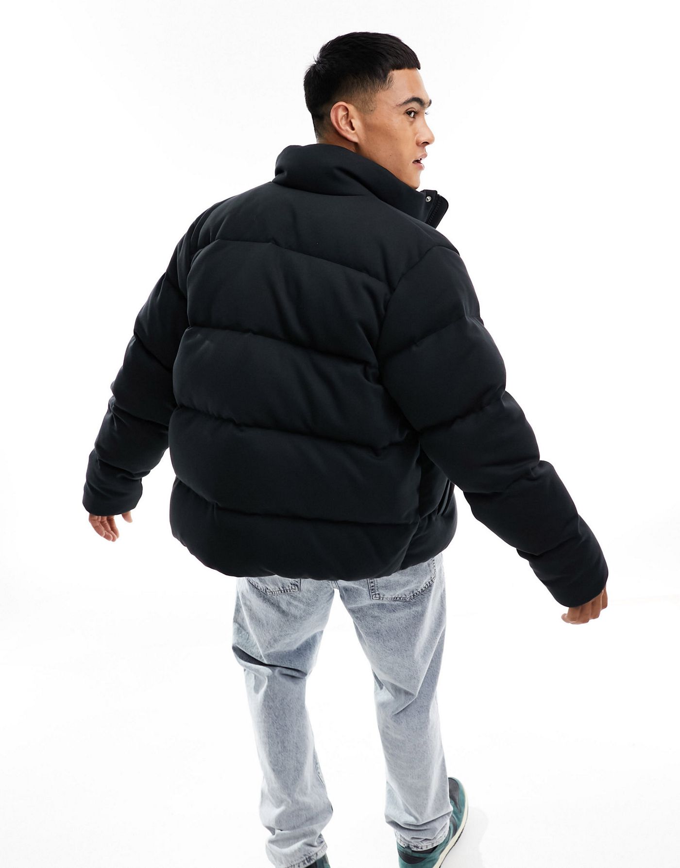 Nike Tech Fleece puffer jacket in black 