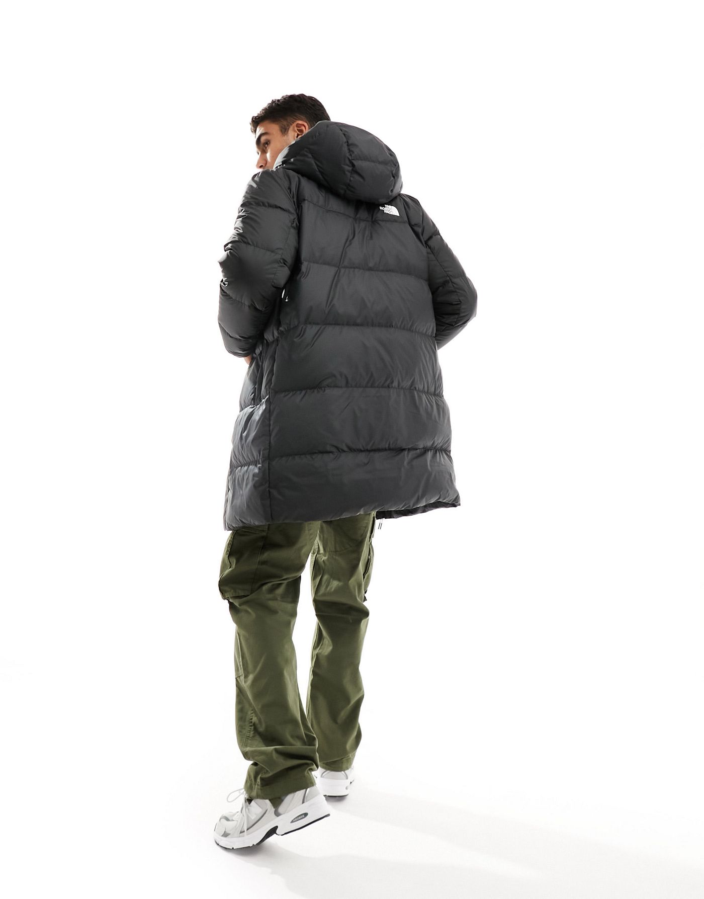 The North Face Hydrenalite Mid down puffer coat in black