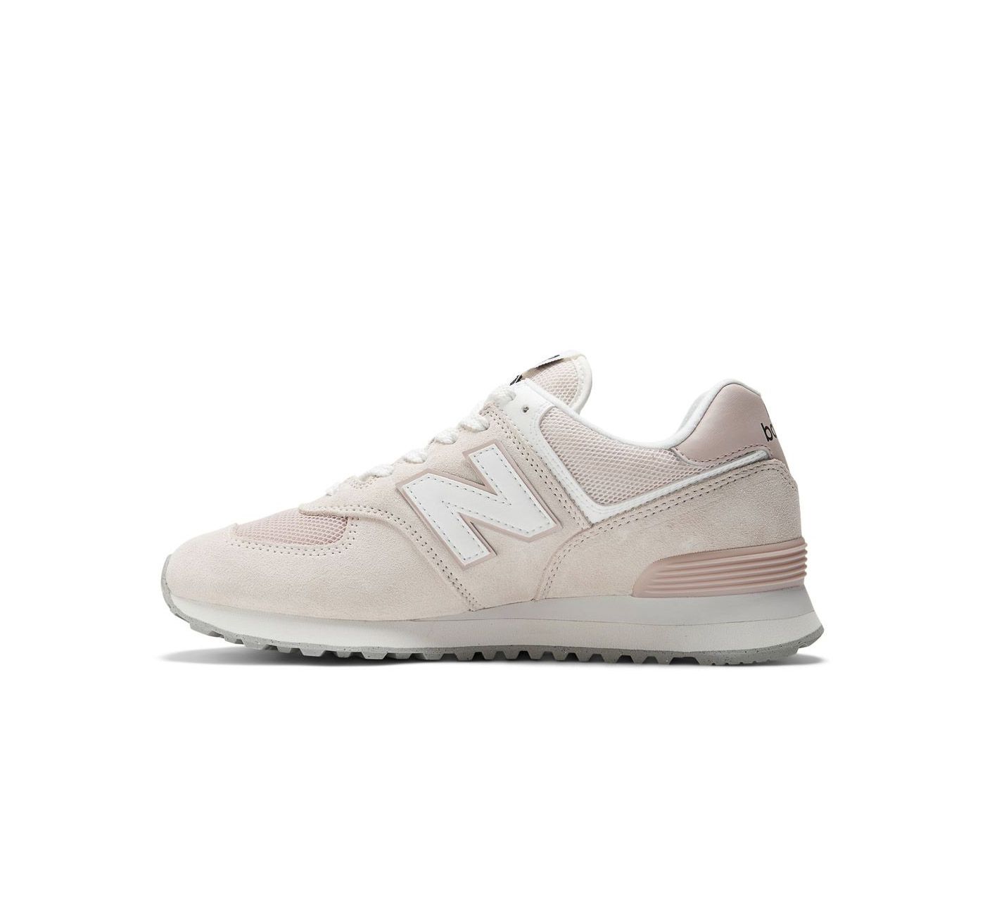 New Balance 574 trainers in light pink