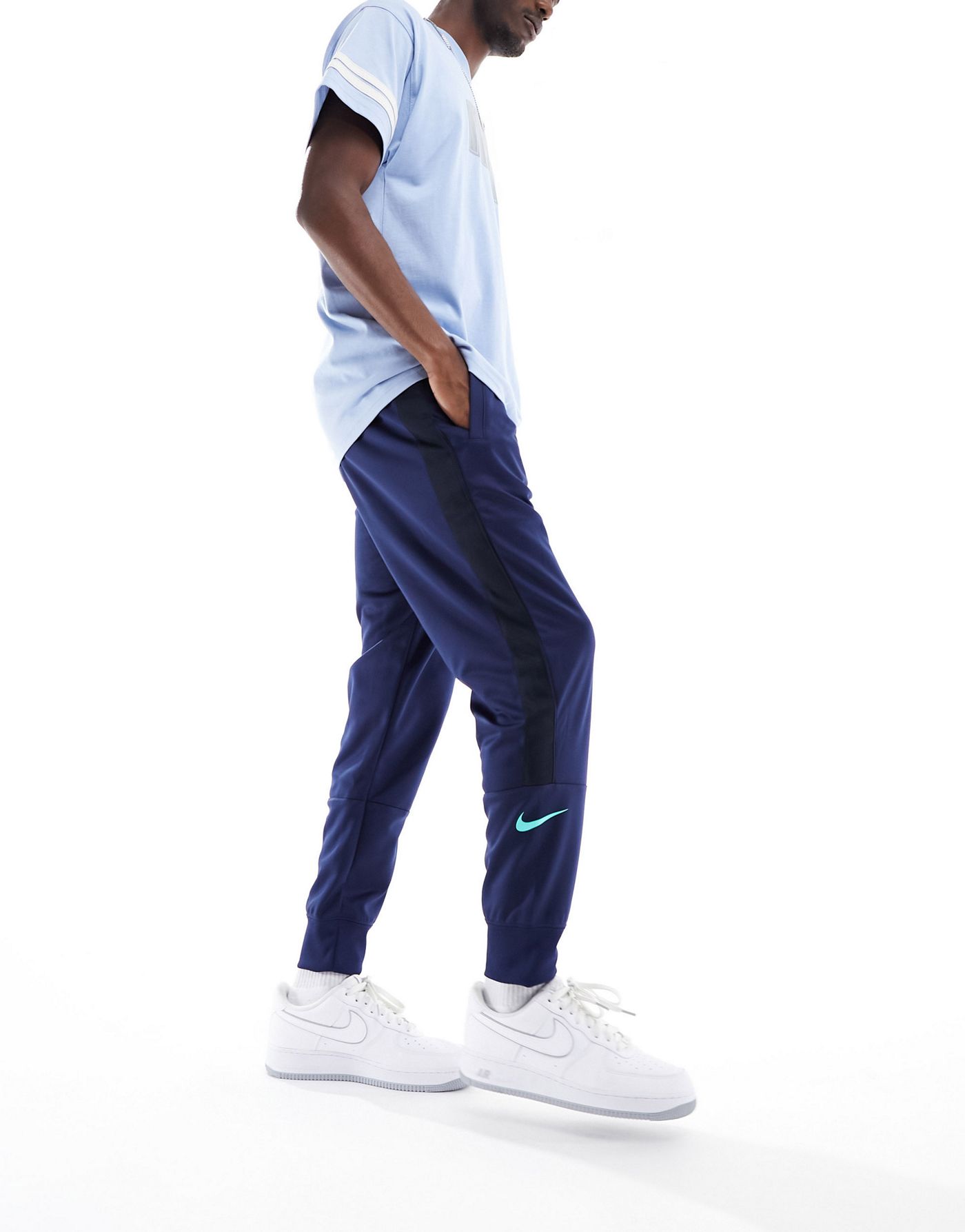 Nike Air joggers in navy 