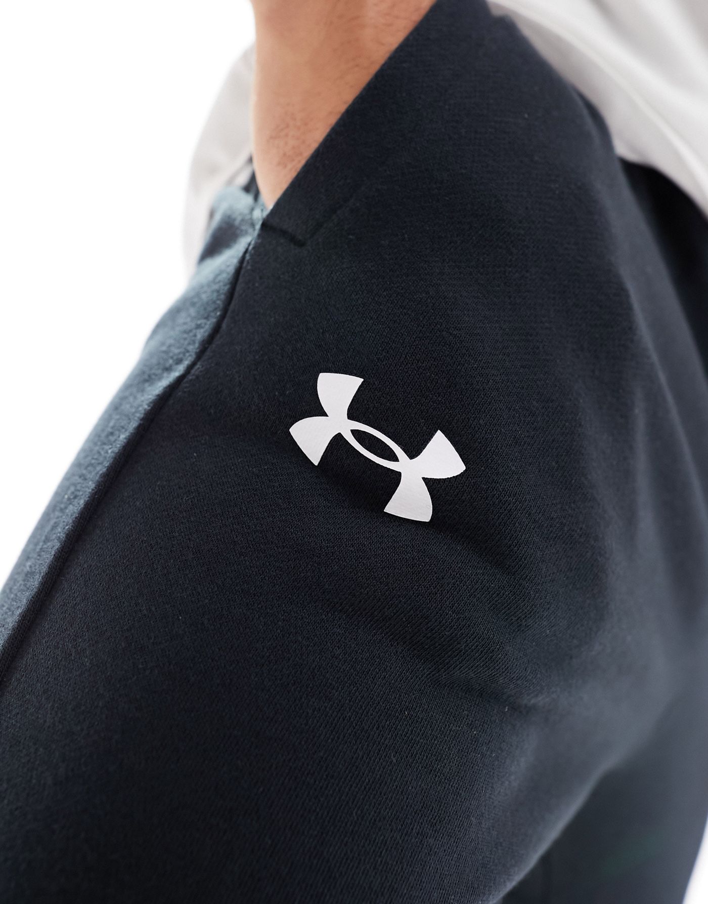 Under Armour Rival fleece joggers in black