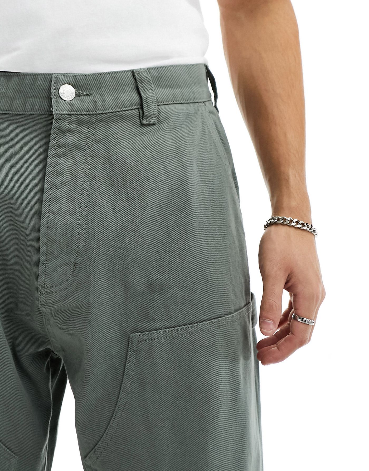 Obey bigwig baggy skate carpenter pants in green